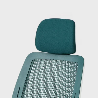 Modernform Headrest SERIES 2 เฟรมขาว หุ้มผ้าเขียว เฟรมขาว หุ้มผ้าเขียว