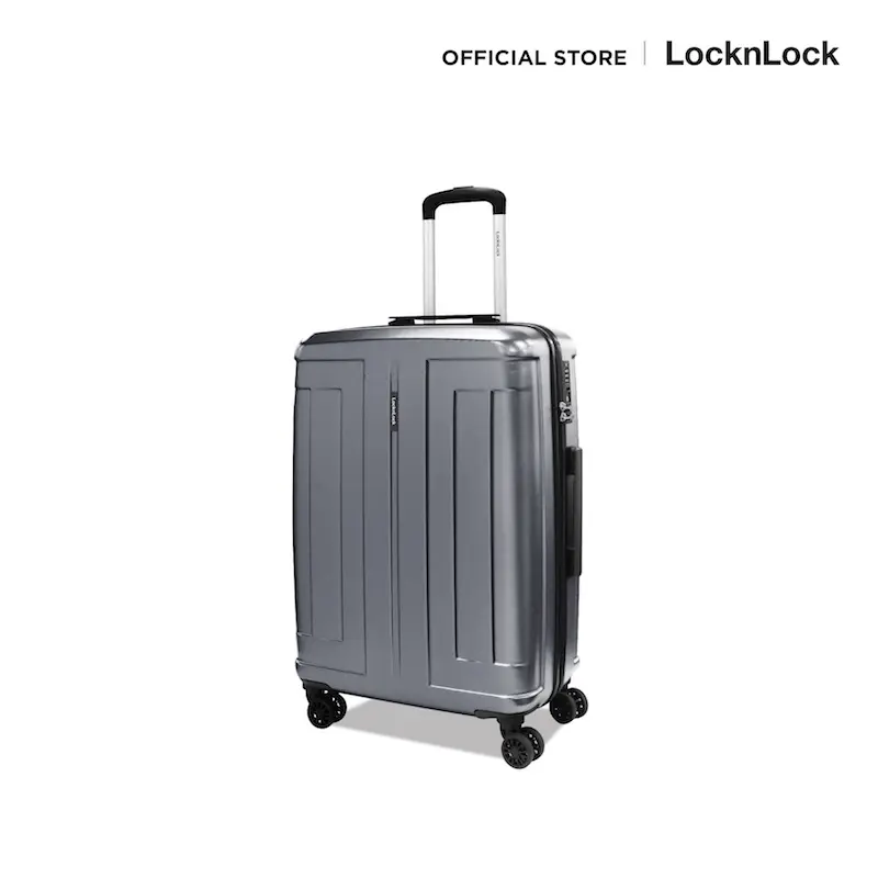 LocknLock กระเป๋าเดินทางล้อลาก 4 ล้อคู่ ขนาด 24 นิ้ว รุ่น LTZ620 เทา