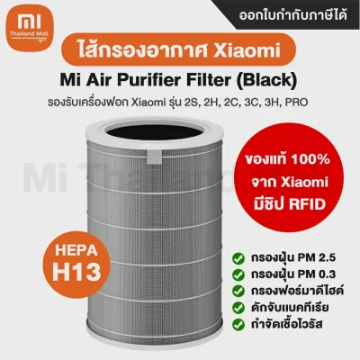 Xiaomi ไส้กรองอากาศ รุ่น Mi Air Purifier Filter สีดำ ขนาด20x20x20cm.