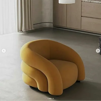 Shirafurniture – Armchair Roodior W85*L92*H74 สามารถเลือกสีผ้าได้