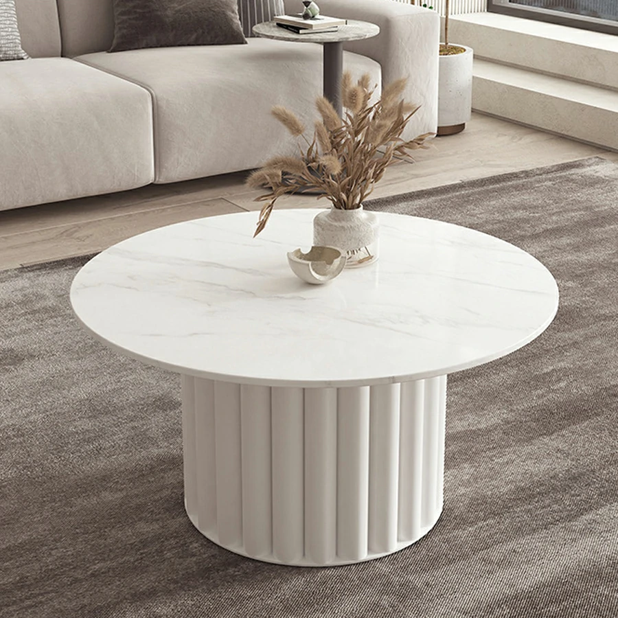 Home Studio ชุดโต๊ะกลางห้องรับแขก สีขาว-ดำ- Designed Decor Coffee Table Set