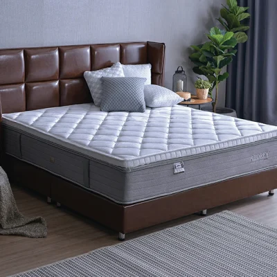 LUCKY MATTRESS ที่นอนพ๊อคเก็ตสปริงเสริมยางพารา Natural Latex Pocket Spring รุ่น AUDREY 5 ฟุต