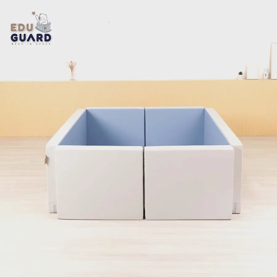 Eduguard คอกกั้นเด็กแบบเบาะ New Standard Single 160×160 cm. Juniper Blue