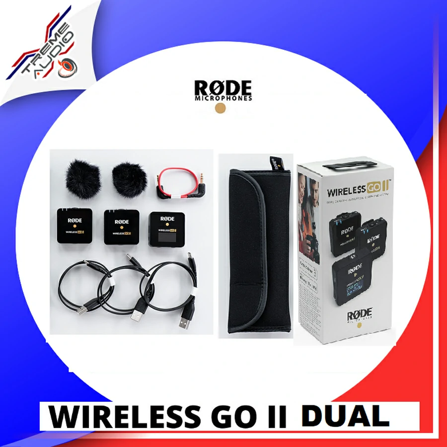 RODE – Wireless Go II Compact Digital Wireless Microphone System/Recorder (2.4 GHz) ไมค์ไวเลส ประกันศูนย์ 1 ปี røde wireless go ii dual