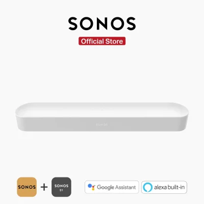 Sonos ซาวด์บาร์ Beam Gen2 White (สีขาว)