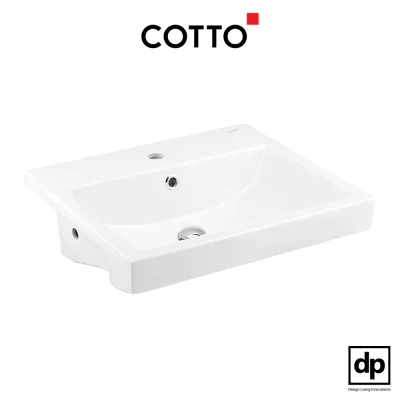 COTTO Viva Basin (Half counter installation) ขาว