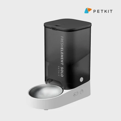Petkit SOLO Automatic pet feeder เครื่องให้อาหารแมวอัตโนมัติ เชื่อมต่อมือถือได้ Grey