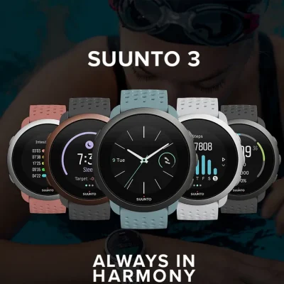 Suunto Smartwatch นาฬิกาออกกำลังกาย รุ่น Suunto3 รุ่นใหม่ 2020 มี 5 สี Made in Finland รับประกันศูนย์ไทย 2 ปี Slate Grey Copper