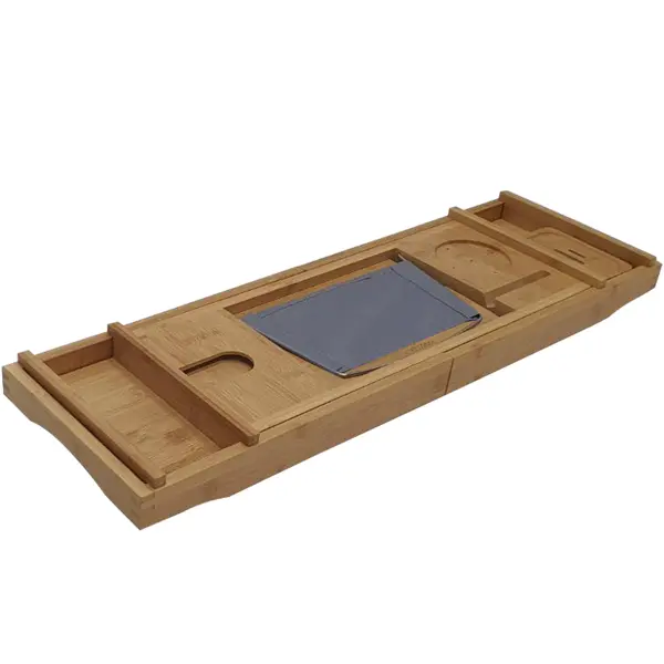 CRISTINA ชุดไม้วางของบนอ่างอาบน้ำ WOOD BATHTUB TRAY CRISTINA สีBAMBOO สีBAMBOO