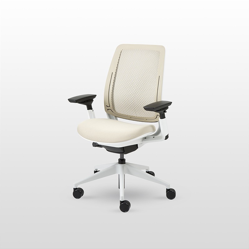 modernform เก้าอี้ steelcase รุ่น SERIES 2 ประกัน 12 ปี สีครีม MALT