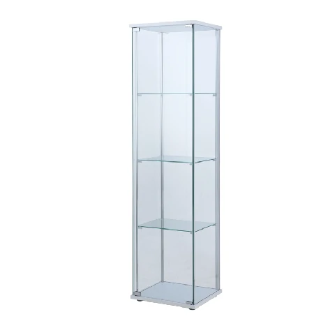 WINNER FURNITURE ตู้โชว์กระจก รุ่น กลอรี่ – สีขาว กระจกใสโปร่ง