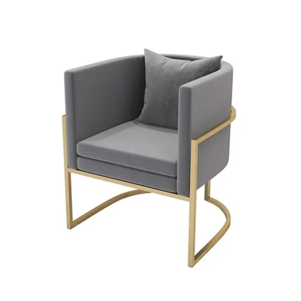 Laa_loft_design Armchair เบาะกำมะหยี่ เลือกสีได้ W65*D63*H75 Cm