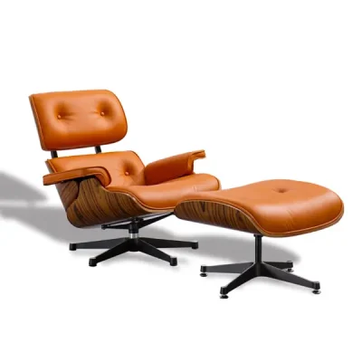 laa_loft_design Eames Chair with ottoman งานหนังแท้ หลากหลายสี