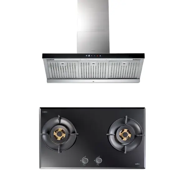 MEX SET เครื่องดูดควันK635BFX90+ เตาV3772MHR สเตนเลส