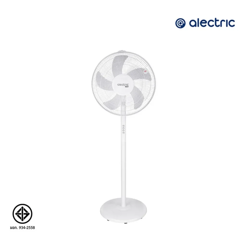 Alectric พัดลมตั้งพื้น 16 นิ้ว รุ่น SF2 White
