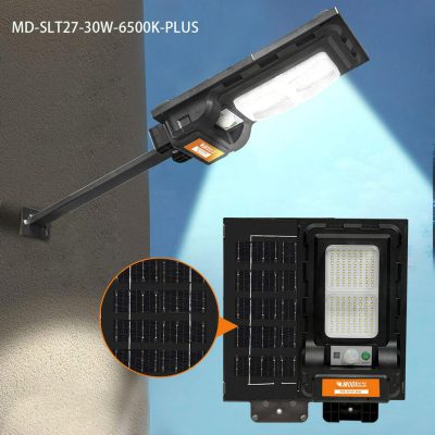 MODI Solar Street Light Model MD-SLT27-30W แสงเหลือง(Plus)