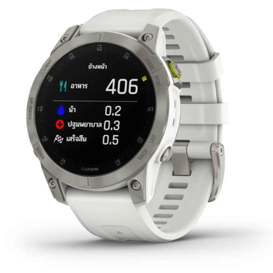 Garmin Epix gen 2 (รับประกันศูนย์ไทย 1 ปี) White (Titanium)