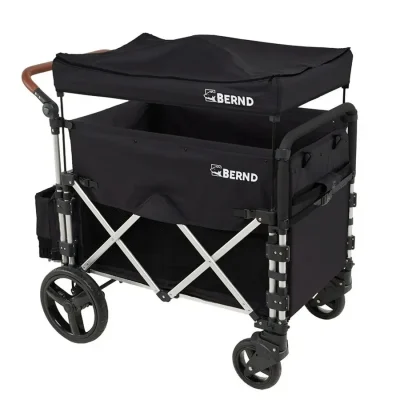 BERND Bloom Pet รถเข็น Wagon สำหรับสัตว์เลี้ยง Midnight Black