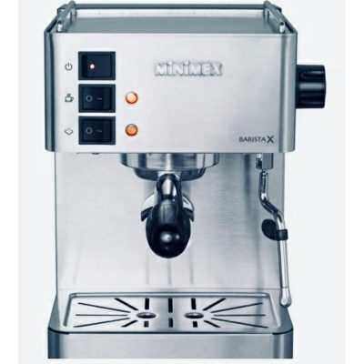 MiniMex เครื่องชงกาแฟ รุ่น Barista X Silver แรงดัน 15 บาร์ Minimex Coffee Machine silver