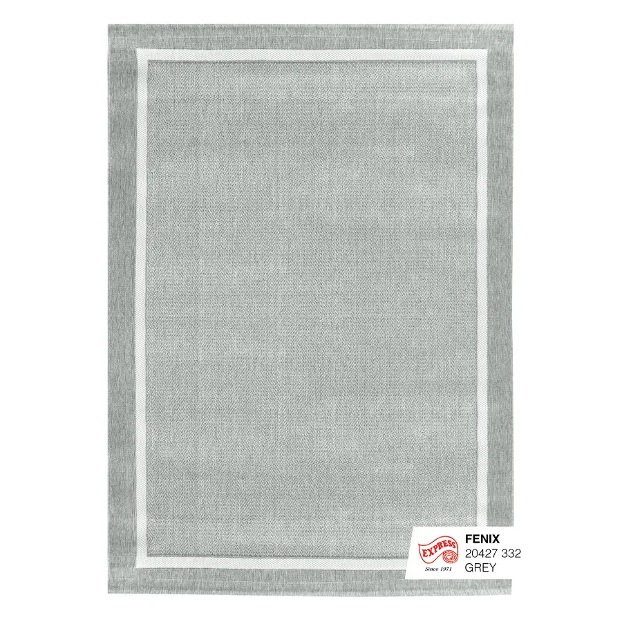Express Carpet พรมรุ่นฟีนิกซ์ (FENIX) 20427332 เทา 0.80×1.50 ม โมเดิร์น