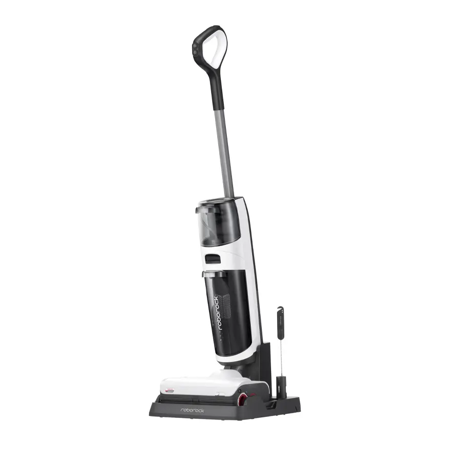 Roborock Dyad Pro เครื่องล้างพื้น อัจฉริยะ ดูดฝุ่นถูพื้นได้ทั้งแบบแห้งและแบบเปียก ดำ-ขาว