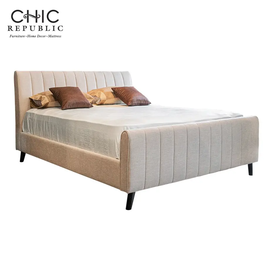 Chic Republic เตียงนอน ขนาด 6 ฟุต รุ่น BEATRIZ180 ครีม