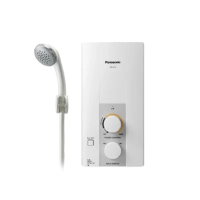 PANASONIC เครื่องทำน้ำอุ่น 3500W DH-3JL2TH ขนาด 19×9.3x38CM สีขาว (2) ขาว