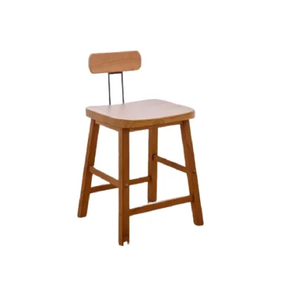 MAAI Design Mazeru Stool เก้าอี้นั่งสตูล สไตล์ญี่ปุ่น พร้อมพนักพิง OAK 03205