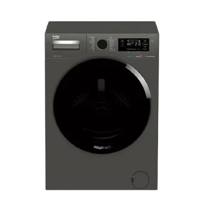 BEKO เครื่องซักผ้าฝาหน้า WTE12744MGSTN (12 กก.) เทา 60 x 67 x 84 ซม.