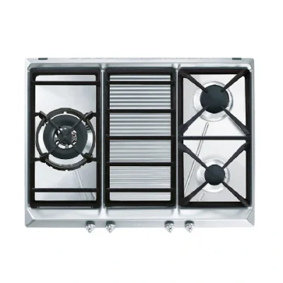 SMEG เตาแก๊สฝัง Built-in รุ่น SRV573XG สเตนเลส 70 x 50 x 5 ซม.