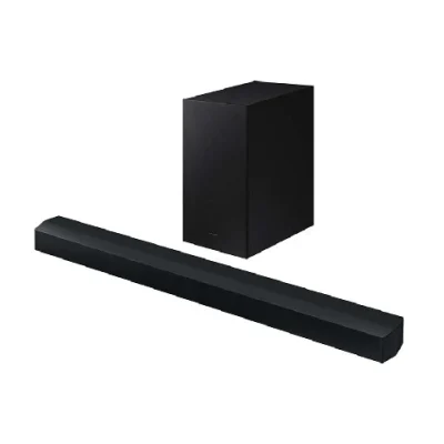 SAMSUNG Essential B-Series Soundbar ลำโพงซาวด์บาร์  (2023) รุ่น HW-C450/XT ระบบเสียง 2.1 ch (300W) Subwoofer Included