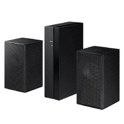 SAMSUNG ชุดลำโพงไร้สาย Wireless Rear Kit รุ่น SWA-9100S/XT เชื่อมต่อไร้สายกับซาวด์บาร์ เชื่อมต่อไร้สายกับซาวด์บาร์