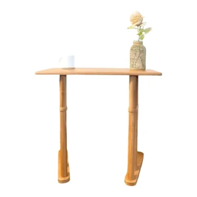 Maai Design Tachi Side Table Multi-Functional Desk With 2 Adjustable Legs, 2 Large Design Oak07203