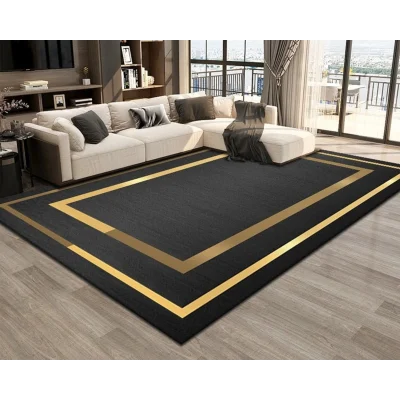 MJhomedesigns พรมรุ่น Modern Carpet 124  สีดำ สีดำ 200 x 300 Modern