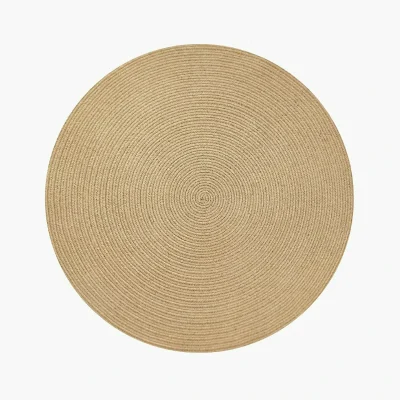 MJhomedesigns พรมรุ่น Natural Jute Series Round สีน้ำตาล 80 cm Classic