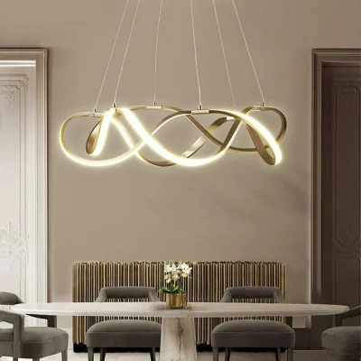 MJhomedesigns โคมไฟระย้า รุ่น Nordic Style Chandelier แสงวอร์มไลท์ DC5122 สีทอง L55xW120 cm.