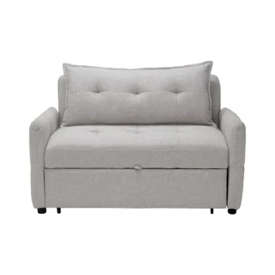 SB Design Square โซฟาเบดและโซฟาฟังก์ชั่น รุ่น Unna สีขาว (150X102X93 cm.) ผ้า โมเดิร์น ขาว