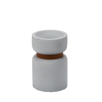 SB Design Square เชิงเทียน รุ่น #GMX301-22C01 สีขาว (8.5×8.5×13 cm.) ขาว – โมเดิร์น