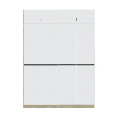 SB Design Square ตู้เสื้อผ้า ขนาด 200 ซม. รุ่น Wardrobe Plus สีขาว (200 X 60 X 260 Cm.) ขาว 151 – 200 ซม. โมเดิร์น