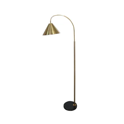 CHIC REPUBLIC LIBBYFloor Lamp ฐานสีทองและสีดำ/โคมสีทอง