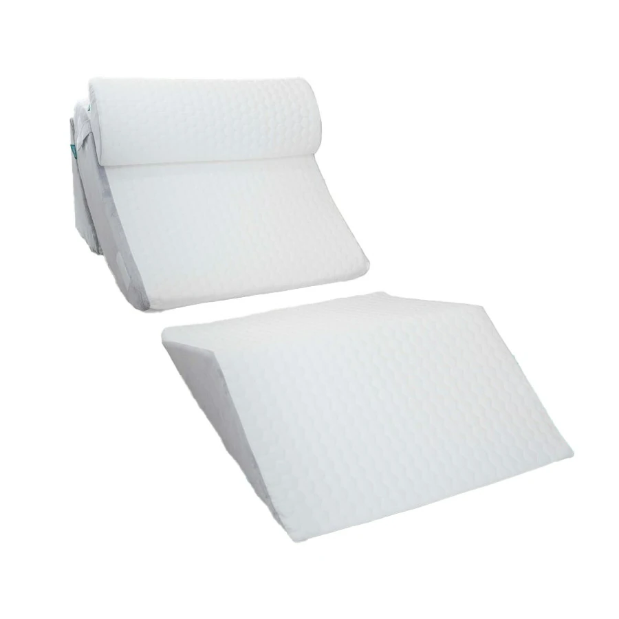 Bewell หมอนกันกรดไหลย้อนรุ่นใหม่ Adjustable Wedge Pillow ปรับความชันได้ สีเทา สีเทา