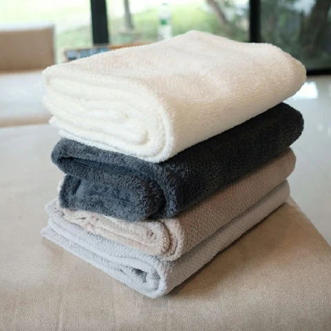 ผ้าห่ม KANKO Blankets จาก SHOP ดัง ญี่ปุ่น ไซด์ใหญ่สีเบจ